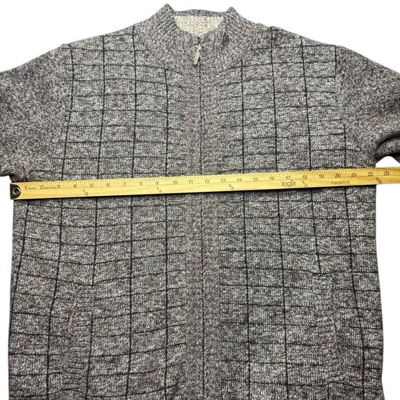 Gioberti Mens Full-Zip Cardigan Sweater Fleece Lining & Ribbed Large Tan - Picture 10 of 10